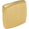 Jeffrey Alexander 1-3/4" Overall Length Brushed Gold Square Renzo Cabinet Knob 141L-BG - alternate 7